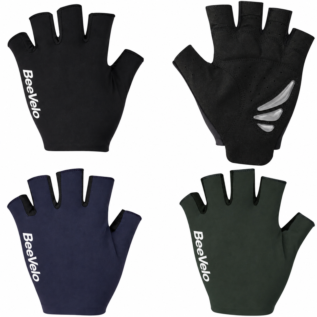 BeeVelo Half-Finger Gloves