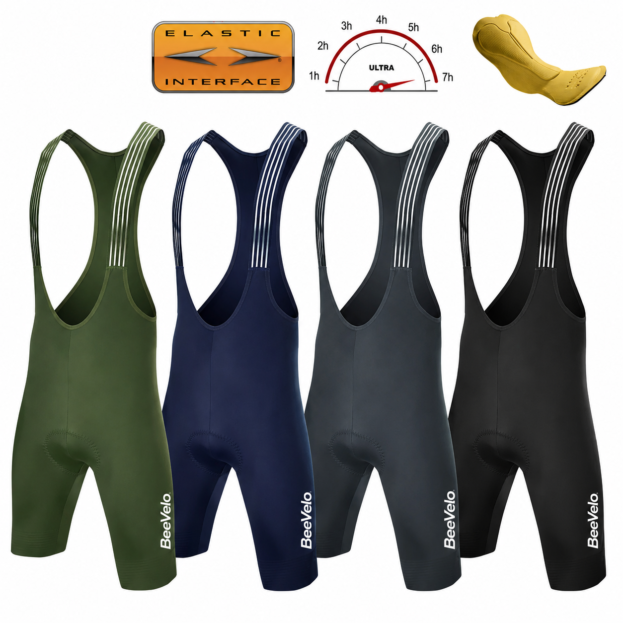 BeeVelo Seamless Bib Shorts